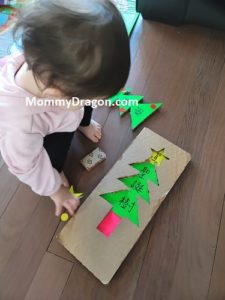 Fun Chinese Activity Learning Christmas Tree