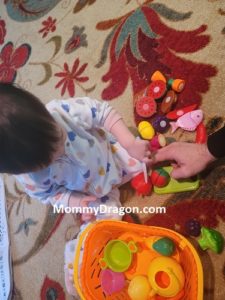 Toddler Activity Learning Foods in Chinese