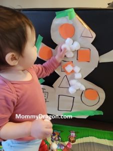 Learn Shapes Sticky Snowman Chinese