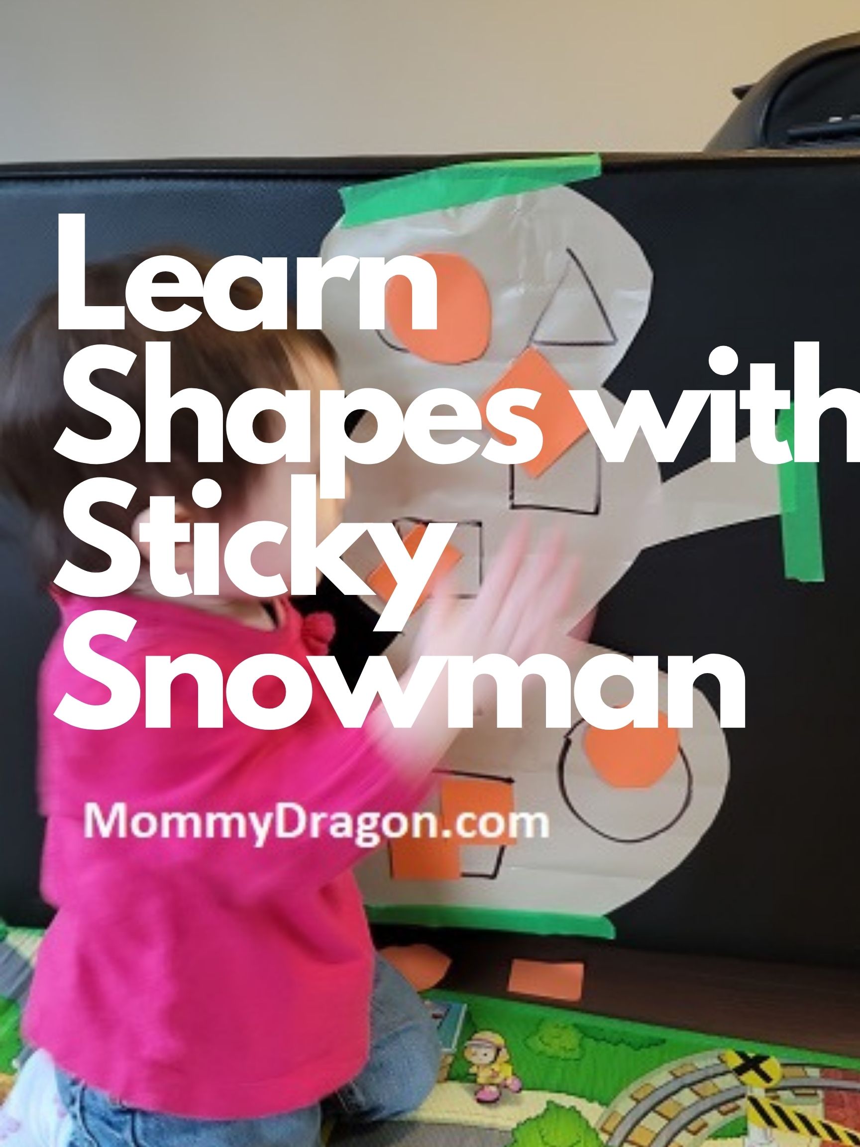 Learn Shapes Sticky Snowman Chinese